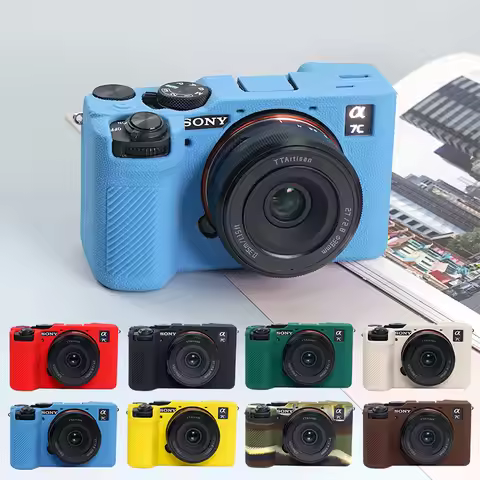 Camera Soft Silicone Cover for Sony A7C2 A7CII A7CR Camera Protector Camera Case A7C Film Protector 