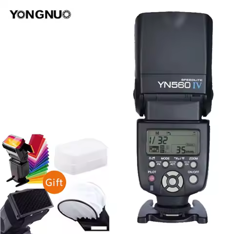 YONGNUO YN560IV YN560-IV YN560 IV Wireless Flash Speedlite YN560-TX II Trigger For Canon Nikon Olymp