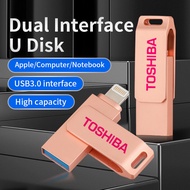TOSHIBA USB Flash Drive 256GB 1TB Memory Stick รองรับ Apple iPad สำหรับ IPhone14/13/12/11 /X/ 8/7/6