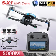 ❤️ Only 231g 5000 Meters RC Distance❤️ S-X1 MAX Drone 4K Professional HD Dual Camera 3-axis Gimbal G