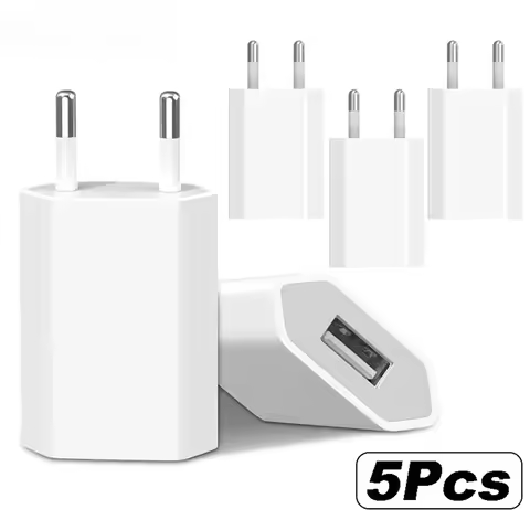 1/2/3/4/5Pcs Universal USB Home Travel Charger 5V/1A Phone Charger For Samsung Xiaomi Redmi Huawei C