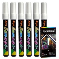 8 Colors 7mm Liquid Erasable Chalk Markers Pens Washable & Wet Erase Neon Makers for Blackboard Chal