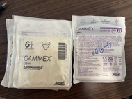 6對 Ansell Gammex 一次性橡膠外科手套 6號半