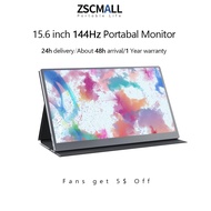 [🔥144Hz 2.5K🔥] ZSCMALL 15.6'' 1080P 2.5K 144Hz Portable Gaming Monitor for Laptop IPS Screen with HDR 1000:1 FreeSync Ultra Slim &amp; Eye Care Travel Monitor External Screen for Laptop PC PS5 Mac Xb