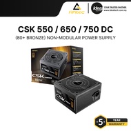 ANTEC CSK DC 550W/650W/750W | 80+ BRONZE CERTIFICATION | NON-MODULAR | PSU | ATX POWER SUPPLY
