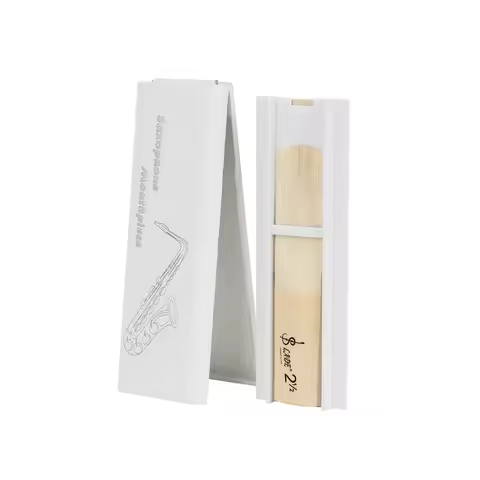 Saxophone Reed Case Box Clarinet Universal White Reed Case Double Sided Individual Slots Saxophone A