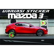MAZDA 3 STICKER MINIMALIST BODY LINE ACCESSORIES