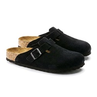 ERVAKA OFFICIAL - Men's Casual Sandals Boston Suede Black UnisexOriginal Snadals Clog Shoes 38-42