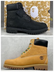 Timberland x Bape x Undefeated 三方聯名男裝中筒馬丁工裝靴 36-45碼