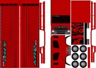 SETIKER TRUK TERONTON POLA SETIKER MINIATUR TRUK TERONTON PANJANG 55CM