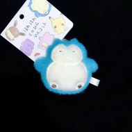 日本正版 Pokemon 卡比獸 Snorlax 毛茸茸 吊飾 掛飾 掛件 公仔