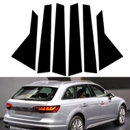Window Door Column B C Pillar Post Cover Trim For Audi A4 B9/8W 4-door Saloon Sedan 2016-2023 Decora