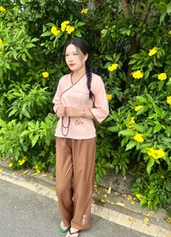 Đồ lam nữ cao cấp-Linen An- vải linen ấn cao cấp