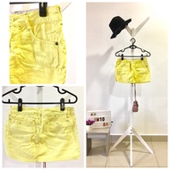 Yellow Mini Skirt