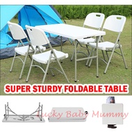 【Rectangle Outdoor Table】Foldable Utility Square Table/Chair/Dining Table