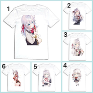 Áo in hình Light Novel Arya-San Bàn bên thi thoảng lại thả thính tôi bằng tiếng nga/Áo thun anime Li