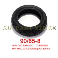 9065-8 front wheel and 130/50-8 rear wheel Tubeless Tyres Electric Scooter vacuum Tires Motorc ☝ PWU