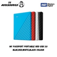 WD MY PASSPORT PORTABLE HDD USB 3.0 - 4TB