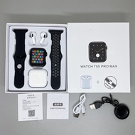 T55 Pro Max Smart Watch 2 Straps Earbuds 4 Pro New Design Sale Hot