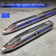 Children's Toy High-Speed Rail Fuxing Alloy Bullet Train Model Train Simulation Large CRH Harmony Ch
