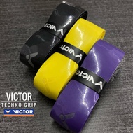 🌟VICTOR🌟 TECHNO PU GRIP 100% Original RAKET BADMINTON GRIP PEMBALUT RAKET PEMASANG RAKET KAIN