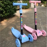 3-wheeled Scooter With Luminous Wheels For Baby