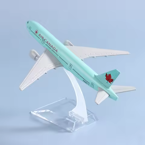 1Pc Air Canada Boeing 777 Plane Model Alloy Metal Model Airplane Souvenir Model Aircraft Collection