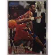 Allen Iverson 1996-97 Fleer Rookie no. 235 NBA card
