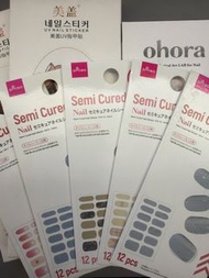 [All $100] UV半凝膠美甲貼 指甲貼 Semi Cured Gel Nail Sticker ohora