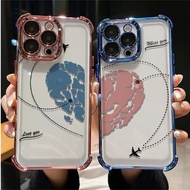 Luxury Aircraft Love Heart Couple Cellphone Case For Redmi A7 PRO A5 A3 15C 14C 13C 12C 9C A2 A1 9A 