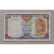 Malaysia Vintage RM100 Old Banknote Siri 2  For Collection Only