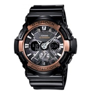 Casio G-Shock Black Rose Gold XL Analog Digital Sports  Men's Watch GA-200RG-1A