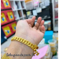 24K Gold Plated Sand Chain Bracelet