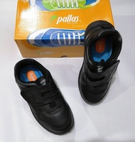 Pallas Jazz Kasut Sekolah Hitam PVC 205-0195