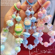 Cute mobile phone chain cartoon Lilith mobile phone pendant cartoon bead short hanging decoration ha