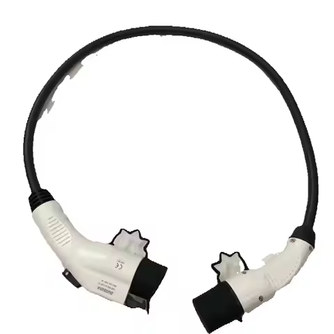 Duosida Sae J1772 Electric Vehicle Car Charging Type 2 -Type 1 Adapter 16A /32A 0.5 M Cable
