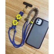 Paracord dual function handphone strap crossbody and lanyard