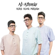 baju koko kurta lengan pendek pakistan modern warna dewasa pria muslim - hijau xl