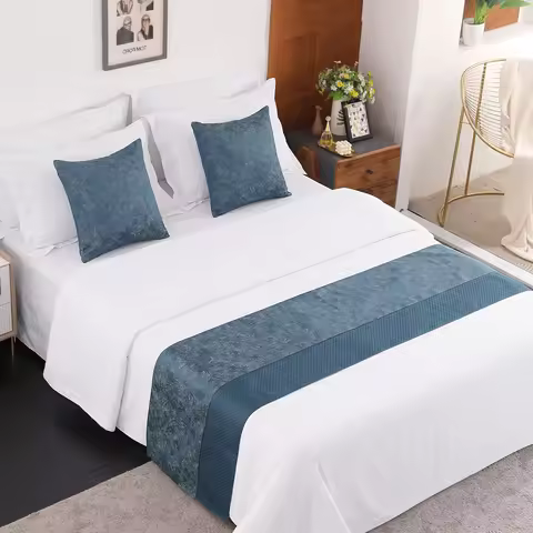 AMBERIS Bed Runner, Bedroom Bed Scarves hotel and gaming hotel decoration