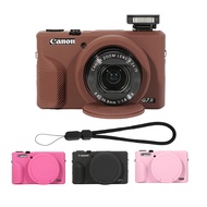 For Canon G7XIII G7X3 Silicone Case Camera Body Cover Protective Casing for Canon Powershot G7X Mark