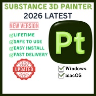 Substance 3D Painter 2026 Latest with Installation Tutorial (Windows/macOS)