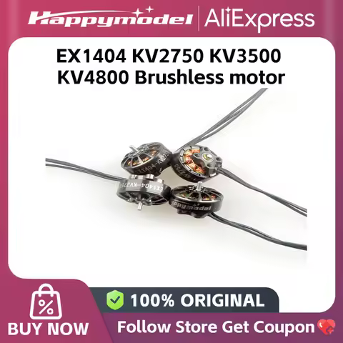 Happymodel EX1404 1404 KV4800 3S KV2750 KV3500 4S Brushless Motor 1.5mm for RC FPV Racing Crux35 Mic