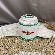 TYPICAL DAYAK BAHAU RATTAN HAT - TYPICAL DAYAK BAHAU BELUKO HAT