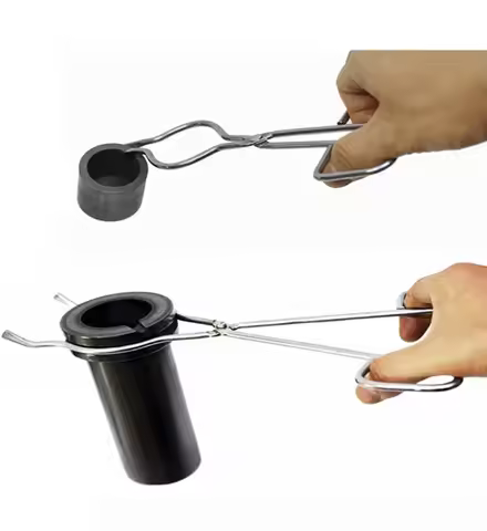 DENILK Crucible Tongs Stainless Steel Professional Grade Crucible SS Casting Tool Lab Tongs, Beaker