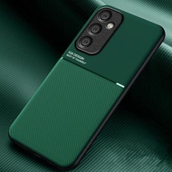 For Samsung Galaxy A35 5G Case Luxury Leather Magnetic Holder Cover for Sumsung A35 A 35 Galaxya35 6