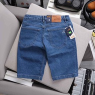 M602-Bright Blue-Middle-aged Men's Short Jeans Made of Soft Jeans with Beautiful Form Many Sizes fro