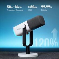 XLR/USB Gaming Microphone For Streaming & Podcasting, PC Computer RGB Mic With Gain Knob, Mute Butto