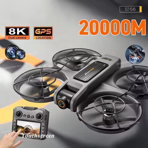 S156 Drone Professional 8K Camera with 5G WiFi FPV UAV Screen Remote Control and Obstacle Avoidance 