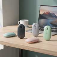 Wireless Rechargeable Bluetooth Mouse 2.4G Dual Mode Silent Click BT5.2 for Laptop PC Mac