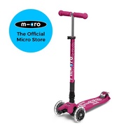 Micro Scooters Maxi Deluxe Foldable LED Assorted Colours